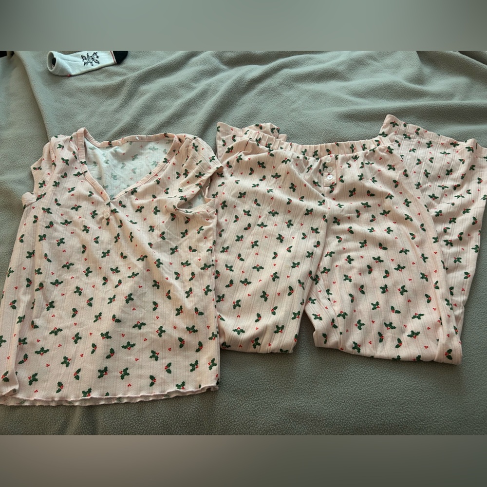 Floral Pink Top and Shorts Set
